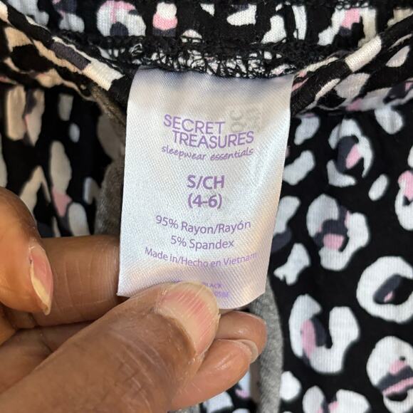 Secret Treasures Drawstring Soft Rayon Pajama Sweatpants, Sz S (4-6) - Picture 4 of 9